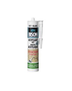 BISON ACRYLAATKIT STRUCTUUR WIT 300ML 