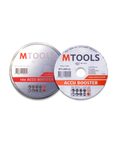 Mtools Accu Booster doorslijpschijf staal/RVS 125x1,0 mm. per 10 st.