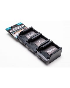 Stealth Mount accuhouder voor Makita 12V MAX CXT, 6-pack zwart