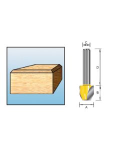 Makita D-10659 Afkantfrees 30gr S8