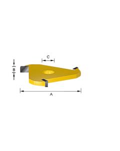 Makita D-12033 Groefmes HM 2,0mm