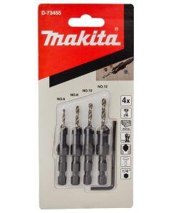 Makita D-73455 Verzinkboor Quad Driver-set