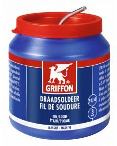 Griffon Draadsoldeer Tin/Lood 50/50 Massief Ø 3.0 mm Pot 500 g NL/FR
