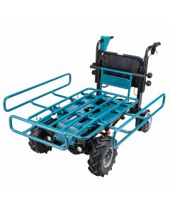 Makita DCU604Z 2x18 V  Kruiwagen met rek