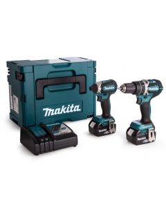 Makita DLX2180TJ 18 V Combiset voor allround (klop)boor- en (slag)schroefklussen