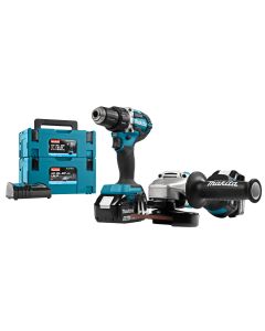 Makita DLX2190TJ1 18 V Combiset boren, schroeven en slijpen