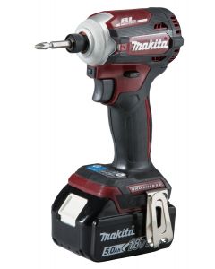 Makita DTD171TJAR 18 V Slagschroevendraaier in Authentic Red