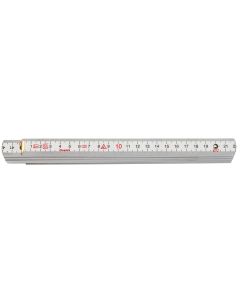 SOLA vouwduimstok hout HB2/10W wit