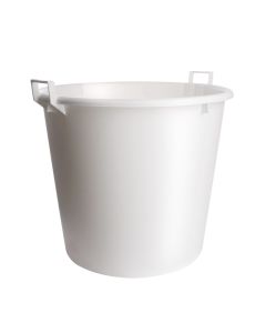 Kreuwel Plastics Almelo BV. Speciekuip 125 liter zwart met handgrepen
