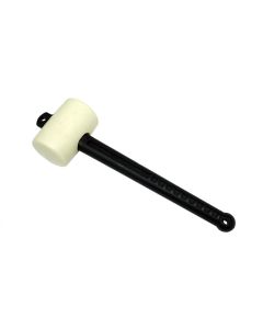 HET MELKMEISJE Rubber tegelhamer, wit, vlekvrij 60mm.