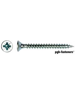 PGB Spaanplaatschroef verzinkt 3x20 mm.