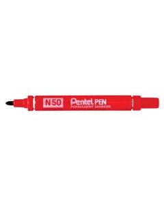 Pentel Markeerstift, Permanent Marker N50, Rood.
