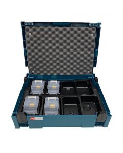 Makita Accu opberg-Mbox 8-dlg. + 4x accu BL1850b