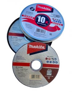 Makita D-18764-10 Doorslijpschijf RVS / INOX  (10 stuks)
