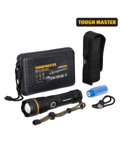 Tough Master LED zaklamp Tactical M8 USB oplaadbaar 1500 lumen