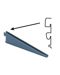 Drager Element dubbel 1-haaks sys 32 staal wit 57cm 10202-00063