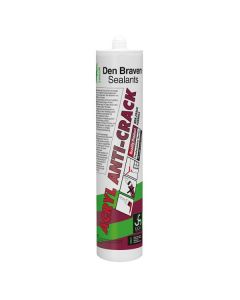 DEN BRAVEN / ZWALUW ACRYLAATKIT ANTI-CRACK WIT 310ML