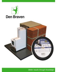Zwaluw Compress Band BG1 Antraciet 1,5-2,5 mm.