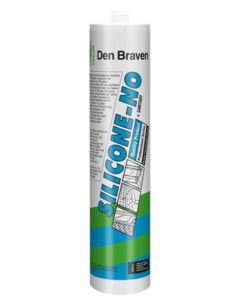 Zwaluw / Den Braven Silicone-NO + Sanitary, 310 ml Manhattan