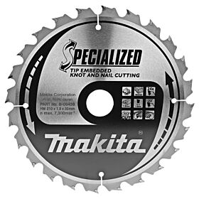 Makita B-09438 Cirkelzaagblad Hout (noest/spijker)