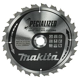makita B-33146 Cirkelzaagblad Hout (noest/spijker)