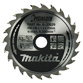 Makita B-33629 Cirkelzaagblad Hout
