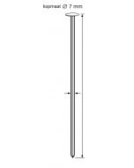 Dutack draadnagel plat geruite kop 70mm verzinkt  