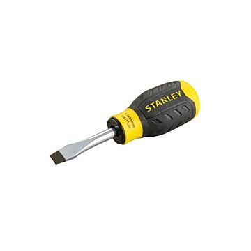 Stanley 1-64-917 CushionGrip Schroevendraaier Standaard Stubby 6,5x45 mm.