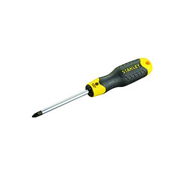 Stanley 1-64-974 CushionGrip Schroevendraaier Pozidriv PZ2x100 mm.