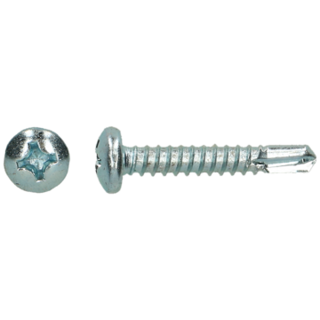 PGB Zelfborende schroef verzinkt half bolkop 3,5x25 mm.