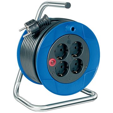 Brennenstuhl Compact kabelhaspel zwart 15m H05VV-F 3G1,5