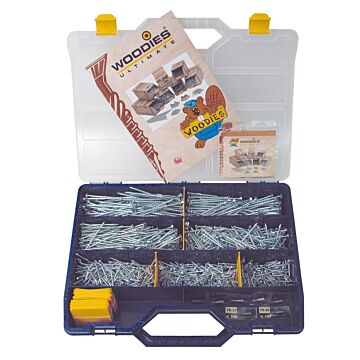 Woodies Ultimate assortimentskoffer verzinkt