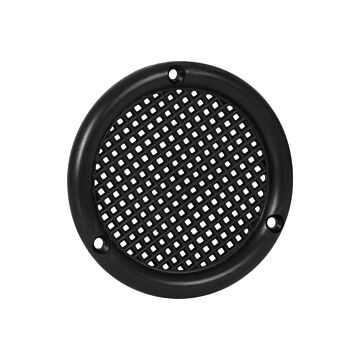 Nedco BV Ventilatierooster ø 45mm vlak PS, kunststof zwart