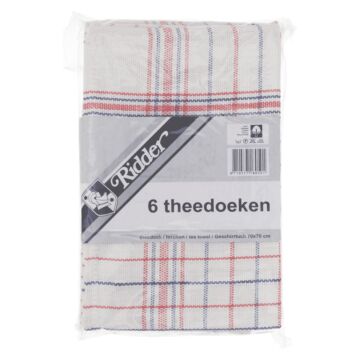 Ridder Theedoek hollands ruit 70x70cm