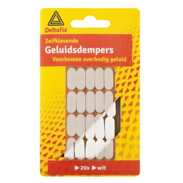 GELUIDDEMPERS / BUFFERS WIT 20 ST.