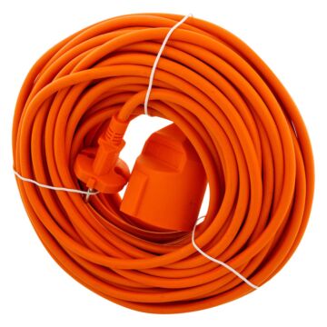Tuinverlengkabel Oranje, 20 meter 