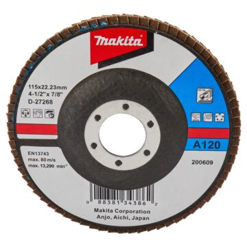 Makita D-27268 Lamellenschijf 115mm A120