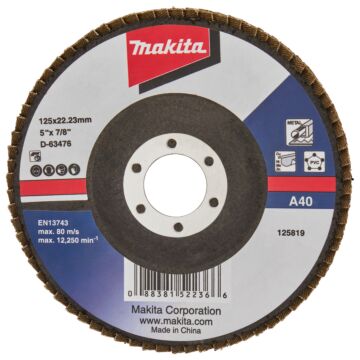Makita D-63476 Lamellenschijf 125mm A40