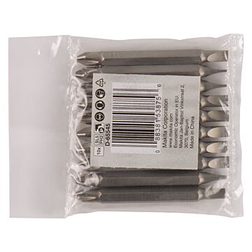 Makita D-65545 Schroefbit dubbel PH2-SL5 65mm navul 10 stuks