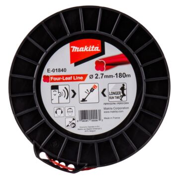 Makita E-01840 Maaidraad 2,7x180mtr rood