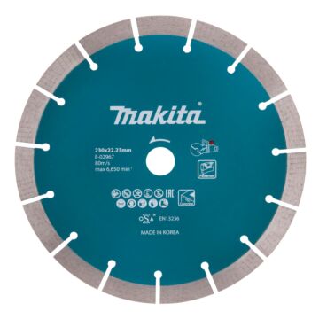 Makita E-02967 Diamantschijf 230x22,23x2,4mm