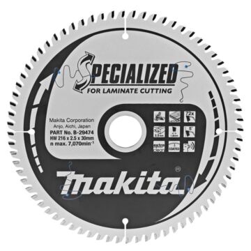 Makita B-29474 Afkortzaagblad Laminaat 