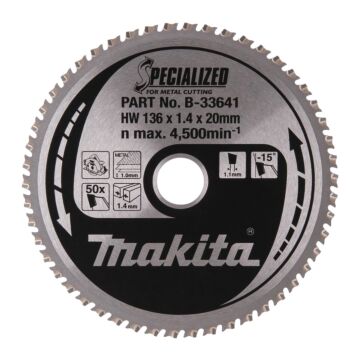 Makita B-33641 Cirkelzaagblad Dun plaatstaal