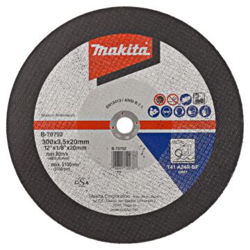 Makita B-70792 Doorslijpschijf 300x20mm staal