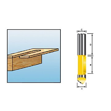Makita D-10578 Boorfrees 8x19,05 S8