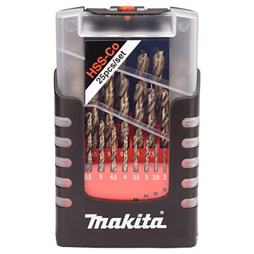 Makita D-50479 Borenset 25-delig metaal