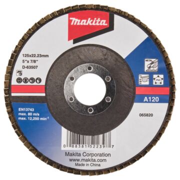 Makita D-63507 Lamellenschijf 125mm A120