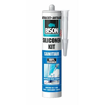 BISON SILICONEKIT SANITAIR ANTRACIET 300ML