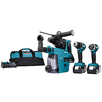 Makita DLX3106TW1 18 V Combiset voor (slag)schroeven en boren in hout en beton