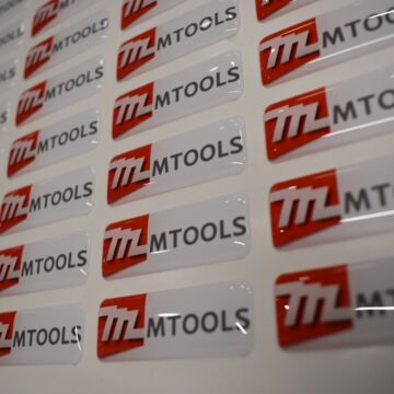 Mtools Doming sticker logo 10 st.